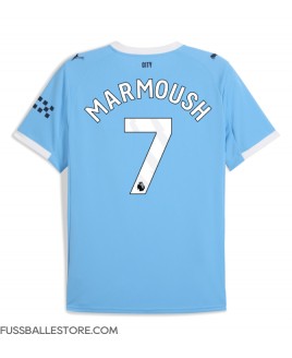 Günstige Manchester City Omar Marmoush #7 Heimtrikot 2025-26 Kurzarm